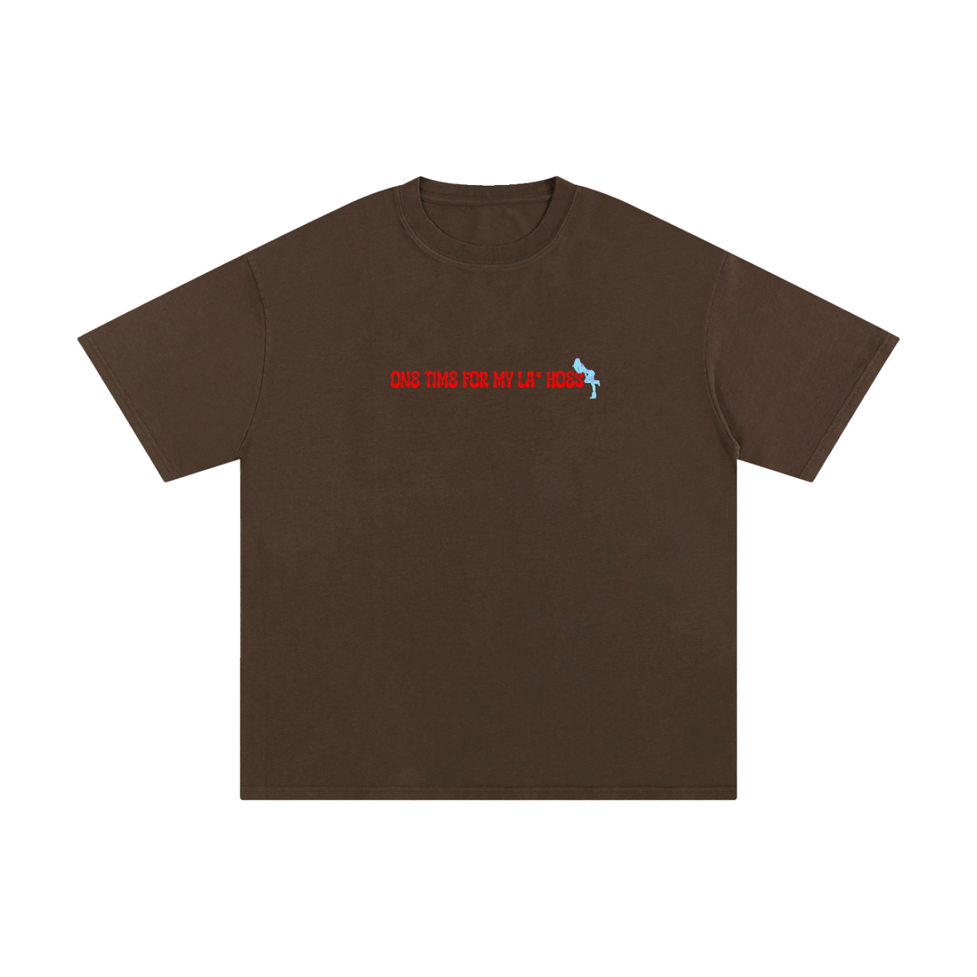Brown la*mar One Time For My LA* Hoes tee